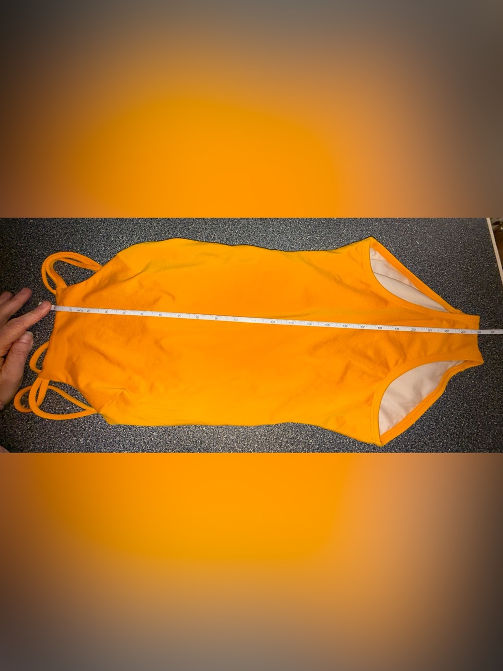 Jo & Jax One Piece Dance Leotard Orange Size Adult X-Small - Picture 5 of 8